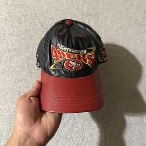 Vintage San Francisco 49ers NFL Leather Snapback Men’s